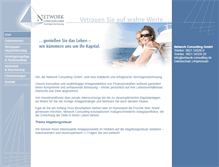 Tablet Screenshot of network-consulting.de
